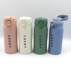Пляшка-термос для води "Lucky" 350ml, подвійний. стін.mix 1 шт./етик