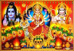 Постер "Индийские боги" Дурга Jothi 7904