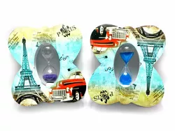 Годинник пісочний "Париж" (15х14х4 см)(H005)