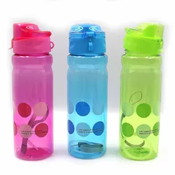 Пляшка для води "Trip" 500мл, прозо., Петля, mix, 1шт/етик.