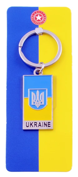 Брелок Герб з Прапором Ukraine №UK-111A