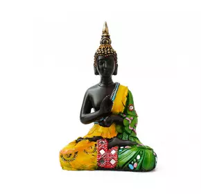 Будда Амохасидхи полістоун Жовтий 11,5*7,5*18см.