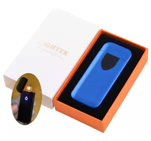 USB запальничка в подарунковій коробці LIGHTER №HL-134 Blue