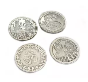 Колекційна Монета "Ганеша і Лакшмі" (Індія)(3,2 см)