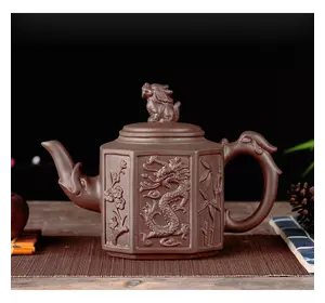 Чайник "Вісімкутний дракон" коричневий 800 мл. 22*11*15,5 см.