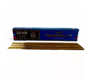 Tranquility premium incence sticks (Спокій) (Satya) пилкові пахощі 15 гр.