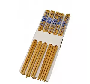 Палички для їжі бамбукові (10 пар) (24,5х9х1,5 см)
