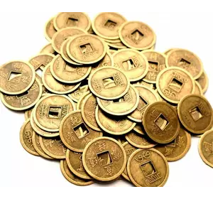 Монета d = 2,4 див. штучно бронзовий колір 100 МОНЕТ