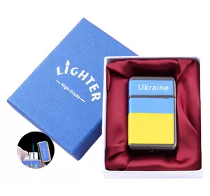 Запальничка в подарунковій коробці Україна (Гостре полум'я) №UA-21-2