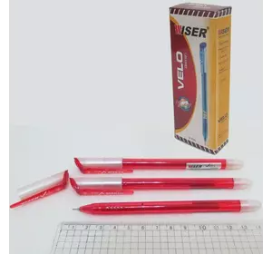 Ручка гелева Wiser "Velo" 0,6 мм червона