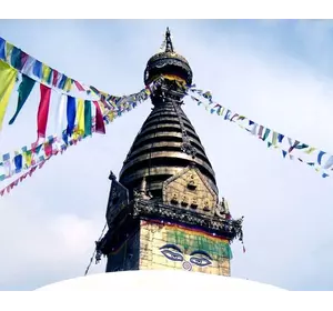 Тибетські прапорці ЛУНГ-ТА L = 106см. 5 прапорців