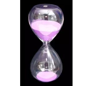 Пісочний годинник "Колба" Рожевий пісок