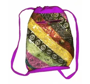 Сумка - рюкзак х\\б ME-13 Фіолетова