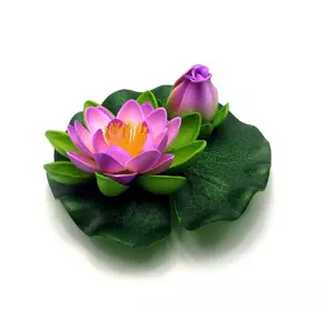 Квітка лотоса з бутоном плаваючий (14 см)