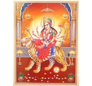 Постер "Індійські боги" Дурга М-0105
