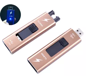 Електроімпульсна запальничка GLBIRD (USB) №HL-139 Gold