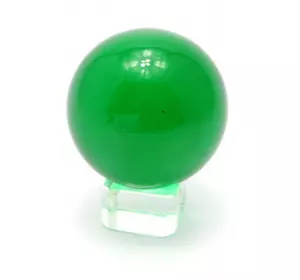Кришталева куля на підставці зелений (5 см)