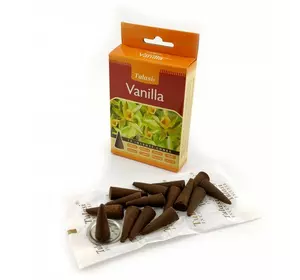 Vanilla Incense Cones (Ваніль) (Tulasi) Конуси
