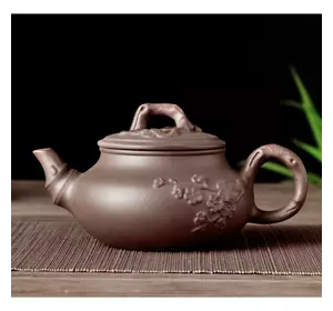 Чайник "Сосна + Бамбук" коричневий 400 мл. 17,5*12*9 см.