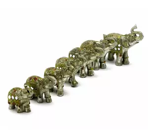 Слоны набор 7 шт (28,5х23х7 см)(W77281-275)
