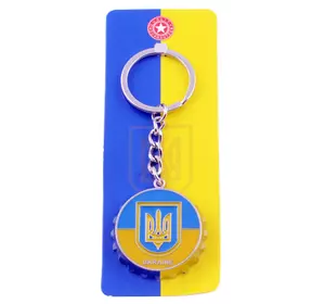 Брелок-кришка Герб з Прапором Ukraine №UK-110C