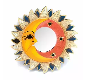 Дзеркало мозаїчне "Сонце і Місяць" (d-20,5 см)