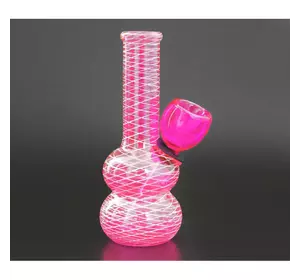 Бонг скляний PGWP-103 Рожевий 6*4,5*11,5см.