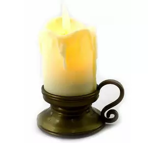 Свічка з Led підсвічуванням з рухомим полум'ям (9х7х5,5см)