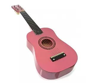Гітара дерев'яна рожева (57,5х19,5х6,5 см)