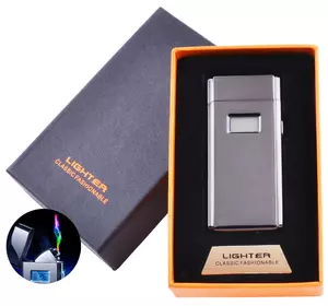 Електроімпульсна запальничка в подарунковій коробці Lighter (USB) №5005