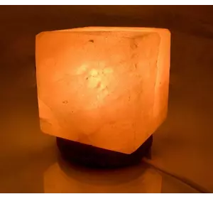 Соляна лампа (S-028) "Куб" (18 шт ящ.)(Гімалайська сіль)