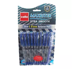 Ручка масляна "CL" Maxriter (синя) NEW + 1 ручка. (Синій блист.)