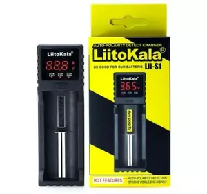 Зарядний пристрій LiitoKala Lii-S1, 10440 / 14500 / 16340 / 17355 / 17500 / 17670 / 18350 / 18490 / 18650 / 22650,
