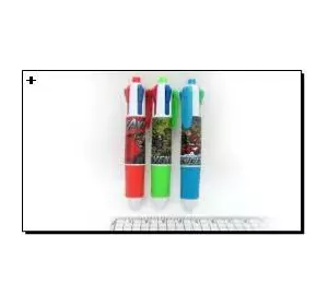 Ручка шариковая дет 4 цвета "AV"L, mix, 12шт/этик.