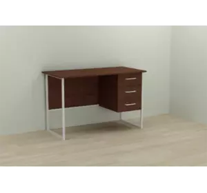 Письмовий стіл Гаррі 75x120x70 білий ДСП Венге 16мм