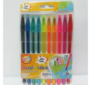 Набір кулькових ручок Beifa - 1мм, 10 кольорів