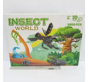 Конструктор пластик 3D "Світ комах" 1600д