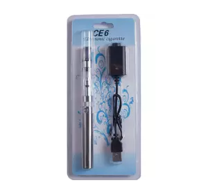 Електронна сигарета CE-6 900mAh (блістерна упаковка) №609-24