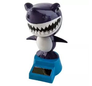 Іграшка на сонячній батареї "Весела Акула" фіолетова (Flip Flap) (10,5х6х6 см)