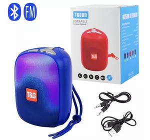 Bluetooth-колонка TG609, speakerphone, радио, blue