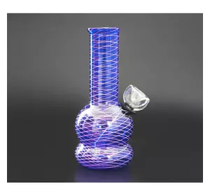 Бонг скляний PGWP-143 Синій 7*5,5*13,5см.