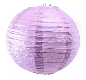 Ліхтар паперовий фіолетовий (d-20 см)