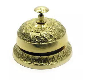 Дзвіночок портьє бронзовий (9х6х6 см) (Bell Hook 3")