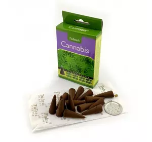 Cannabis Premium Incense Cones (Канабіс) (Tulasi) Конуси