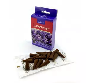 Lavender Incense Cones (Лаванда) (Tulasi) Конуси