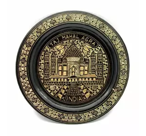 Тарелка бронзовая настенная (20 см)(Wall Plate BD 8")