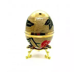 Шкатулка-яйце з бронзи (8х6х6 см)