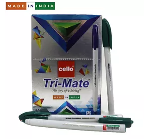 Ручка Cello Original "Tri-mate" 1.0 мм зелен. 50/Box