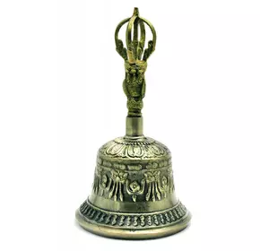 Дзвін чакровий бронзовий (d-11,5,h-19 см) (Непал)()Bell Embose No.4)