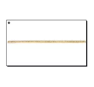 Лінійка дерев'яна 50см шовкографія (у блоці 100шт)Міцар